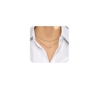 Layered Gold Circle Pendant Necklaces for Women Stackable Geometric Round Choker Necklaces Adjustable Geometry Necklaces Everyday Jewelry Accessories, L, Metal, No Gemstone