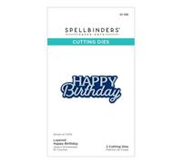 Layered Happy Birthday Etched Dies