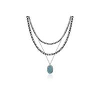 Layered Navajo Pearls Necklace Western Necklaces for Women Turquoise Charm Necklace Country Concert Outfits for Women, Metal, no gemstone