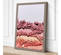 Layered Powder Study Canvas Wall Art Print 18x12 Inch | Ready to Hang, Gallery Wrapped, Fade-Resistant Inks, Securely Packaged, UK Made