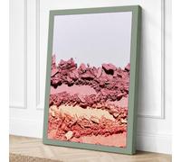 Layered Powder Study Canvas Wall Art Print 18x12 Inch | Ready to Hang, Gallery Wrapped, Fade-Resistant Inks, Securely Packaged, UK Made