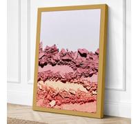 Layered Powder Study Canvas Wall Art Print 18x12 Inch | Ready to Hang, Gallery Wrapped, Fade-Resistant Inks, Securely Packaged, UK Made