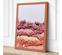 Layered Powder Study Canvas Wall Art Print 18x12 Inch | Ready to Hang, Gallery Wrapped, Fade-Resistant Inks, Securely Packaged, UK Made