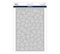 Layered Puffy Hearts Stencilby Simon Hurley