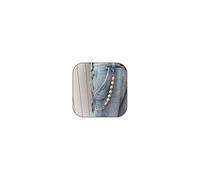 Layered Punk Pants Chain for Men Women Silver Baroque Pearl Beaded Wallet Pocket Chains Punk Wallet Belt Trousers Jeans Chain Goth Jewelry Accessories for Men, L, Metal, No Gemstone