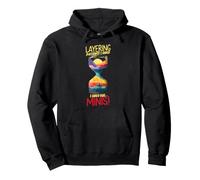 LAYERING PATIENCE I ONLY USE MINIS Pullover Hoodie