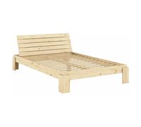 Layers Headboard wooden bed Natural one size