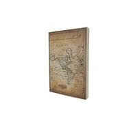 LayFlat Sketchbook - 5.5 x 8.25 Inches - Old World Map Blank Note Book, 64 Sheets, Thick 100gsm Paper