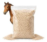 Layhit 2 lb Horse Stall Bedding, Poplar Wood Shavings Barns Odor Eliminator, High Absorption, Compostable, Low Dust, Odor Control, Compost Accelerator Equine Bedding Pellets, for Livestock, Pets