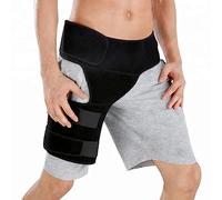 Layhou Groin Support Bandage Adjustable Thigh Compression Injury Prevention Athletic Groin Leg Hip Brace Fitness Accessory for Muscle Fatigue Reduction Pain Relief