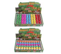 Laying Dinosaur Eggs - Scientific Kit Toys with Dinosaur Eggs Growing in Water | Egg Crackers with Dinosaurs in Assorted Colours | Birthday Supplies