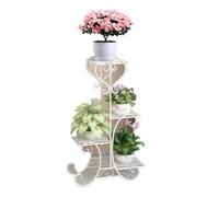 LaYiQimn Plant Stand Flower staircase outside metal, plant stand metal high, flower shelf inside window, plant shelf balcony weatherproof, flower stand balcony metal, for garden li