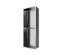 LaYiQimn Shower Niche, Stainless Steel Shower Caddy - Waterproof Wall-Mounted Bathroom nizer Shelf, Space-Saving Design, No Tile Required, Ideal for Efficient Storage Solutions