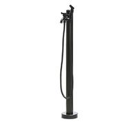 LaYiQimn Water Fountain,304 Stainless Steel Garden Water Column Cylindrical Vertical Irrigation Post with Black Faucet for Outdoor Watering and Yard Irrigation System