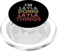 Layla Name Layla Personalized Name First Given PopSockets PopGrip for MagSafe