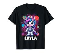 Layla Unicorn Space Astronaut T-Shirt