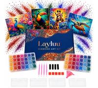 Layluu Diamond Art Kits for Adults, 70+ Piece Animal Diamond Painting