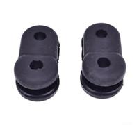Laymotric 2PCS Tail Light Rubber Mount 33715-VM6-000 for Honda ATC 250R 250SX - Replacement Bracket Black