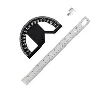 Layout Guide for Installers, 12inch | Adjustable Woodworking Ruler, Locking Knob Control, Metal Body, Clear Scale Design