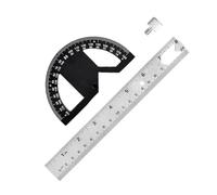 Layout Guide for Installers, 8inch | Adjustable Woodworking Ruler, Locking Knob Control, Metal Body, Clear Scale Design