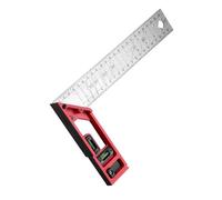 Layout Square Constructed from Aluminum Stainless Steel Featuring Build in Levels and Adjustable Hole Markers for Various Angled Efficient Multiple Angled Measuring Square