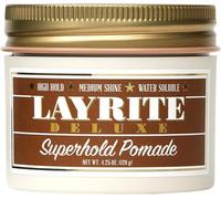 Layrite Superhold Pomade 120g | High Hold | Water Soluble | Medium Shine