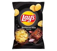 Lay's Barbecue Ribs flavoured 130g (9pack) By Mazovia Brands, 14.44 g (Pack of 9)