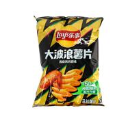 Lay's Big Wave Potato Crisps, Crispy Fried Chicken Flavor, 70 g