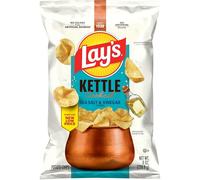 Lay's Kettle Cooked Sea Salt & Vinegar Flavored Potato Chips, 237 ml