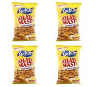 Lays & Kurkure Various Flavours - Perfect Snack for Tea Time - Combination of Spice & Crunch - Phool Makhana With Namkeen - Work, Home Or School (Pack of 4, Kurkure Solid Masti masala Tweesty)