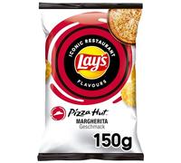 Lays Pizza Hut Margherita - Knusprig gesalzene Kartoffelchips für eine gelungene Party, 1 x 150 g
