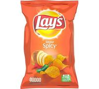 Lay's Spicy Flavour Chips 130g (Pack of 10)