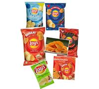 (Lay's Wafer Style Salt with Pepper Pack Of 4 ) Lay's Crispy Wavy Chips and Snacks