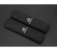 LAYSSA 2 Pack Car Seat Belt Pads for Volvo XC60 XC40 XC90 S90 S60, Seat Belt Padding Cover Set, Comfort Shoulder Strap Pads Cushions Protective Sleeves Auto Accessories,Black