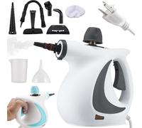Laytic Steam Cleaner, Laytic Steammaster Pro, Laytic 10 in 1 Steammaster, Pressurized Handheld Multi-surface Natural Steam Cleaner, Multi-purpose Steamer for Home Use (Grey)