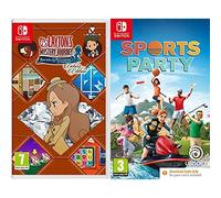 Layton's Mystery Journey: Katrielle and the Millionaires' Conspiracy (Nintendo Switch) & Sports Party (Code in Box) (Nintendo Switch)