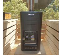 LayzeeSauna Hobbit Sauna - Wood-Fired or Electric - Small - Harvia M3 Wood-Fired