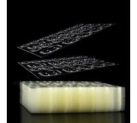 Laza 720 Pieces Breathable Adhesive Tabs Fake Nail Glue Stickers 30 Sheets Super Sticky Double Sided Tips (Germany Jelly Gel) Flexible for Acrylic False Nails Manicure Tape