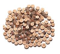 LAZACA Small Wood Slices Crafts Cookies Log Rounds 150Pcs 1-1.5cm Rustic Wedding Centerpieces Ornaments DIY, Unfinished Natural Wood Pieces