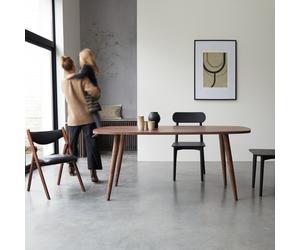 Lazare - Solid mango wood table for 6-8 people Brown