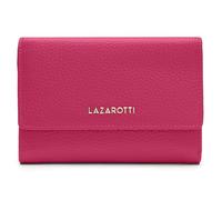 Lazarotti Bologna Large Leather Women's Wallet | Large Zip Compartment, 15 Card Slots, RFID Protection | 14 x 10 x 3.5 cm (2 Widths Adjustable), hot pink, standard size, Classic