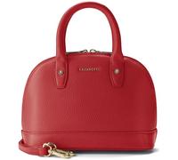 Lazarotti Bologna Leather Crossbody Handbag, 24 cm red
