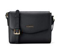 Lazarotti Bologna Leather Crossbody Shoulder bag, 22 cm black