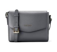 Lazarotti Bologna Leather Crossbody shoulder bag leather 22 cm gray