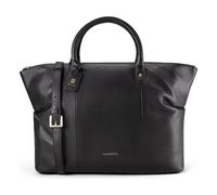 Lazarotti Bologna Leather Shopper Bag Genuine Leather 36 cm black