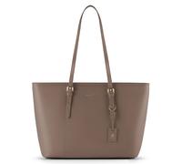 Lazarotti Bologna Leather Shopper Bag Leather 35 cm gray