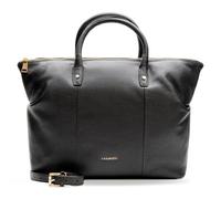 Lazarotti Bologna Leather Shopper Bag Leather 36 cm black