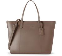 Lazarotti Bologna Leather Shopper Crossbody Bag Leather 31 cm gray