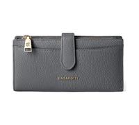 Lazarotti Bologna Leather Wallet Genuine Leather 20 cm gray