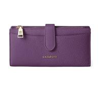 Lazarotti Bologna Leather Wallet Genuine Leather 20 cm purple